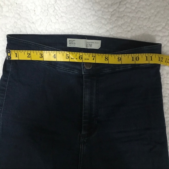 Topshop Joni Jeans - Dark Wash - Picture 5 of 7